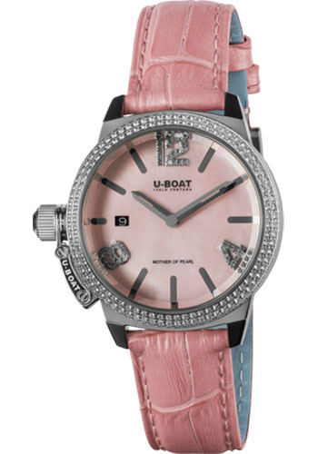 U-Boat Classico 38 Pink MOP Precious Watch
