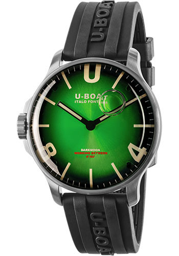 U-Boat Darkmoon 44mm Green SS Soleil Watch