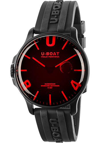 U-Boat Darkmoon 44mm Red Glass IPB Watch