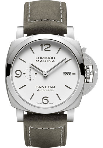Panerai Luminor Marina - 44mm - Brushed Steel - White Dial