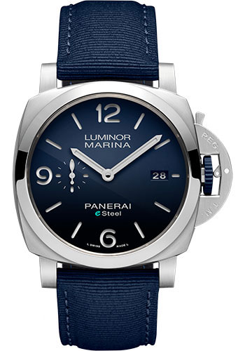 Panerai Luminor Marina eSteel™ Blu Profondo - 44mm Brushed Esteel Case - Polished Blue Gradient Esteel™ Dial
