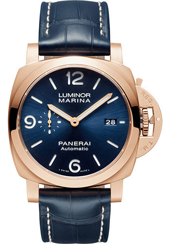 Panerai Luminor Marina Goldtech™ Sole Blu - 44mm - Brushed Panerai Goldtech