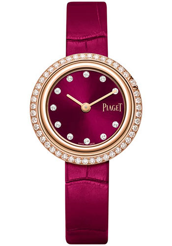 Piaget Possession Watch - Rose Gold Diamond Case - Pink Dial - Pink Strap Novelty
