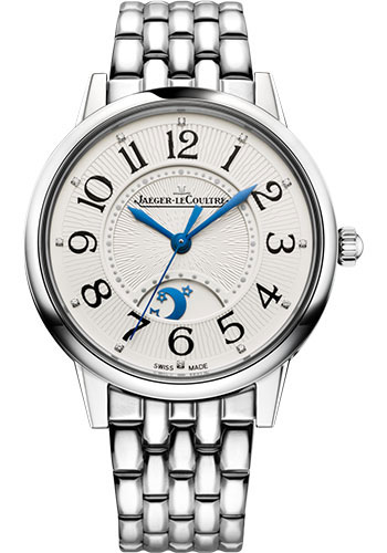 Jaeger-LeCoultre Rendez-Vous Night & Day Medium Watch - 34 mm Stainless Steel Case - Grey Dial - Steel Bracelet