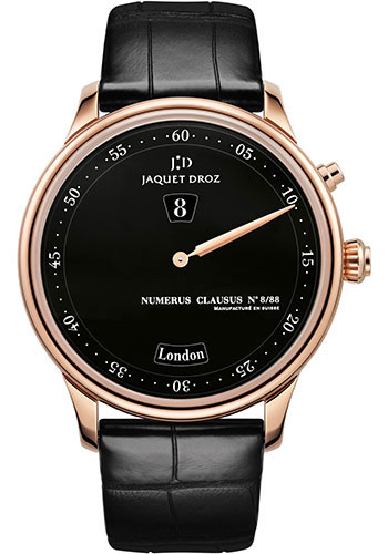 Jaquet Droz The Twelve Cities Black Enamel Watch