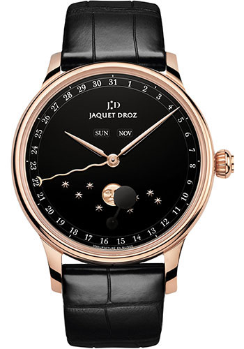 Jaquet Droz The Eclipse Black Enamel Watch