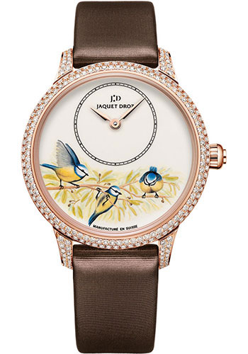 Jaquet Droz Les Ateliers D'Art Petite Heure Minute Enamel Painting 35mm Limited Edition of 28 Watch