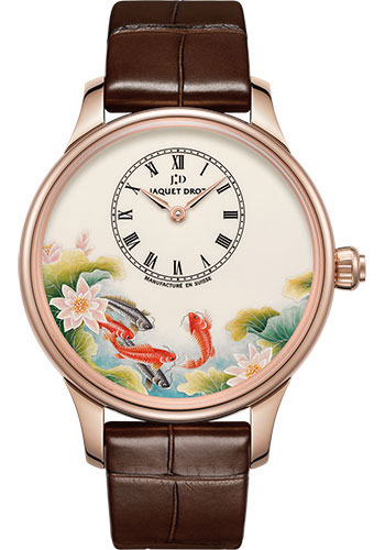 Jaquet Droz Les Ateliers D'Art Petite Heure Minute Enamel Painting 39mm Limited Edition of 28 Watch
